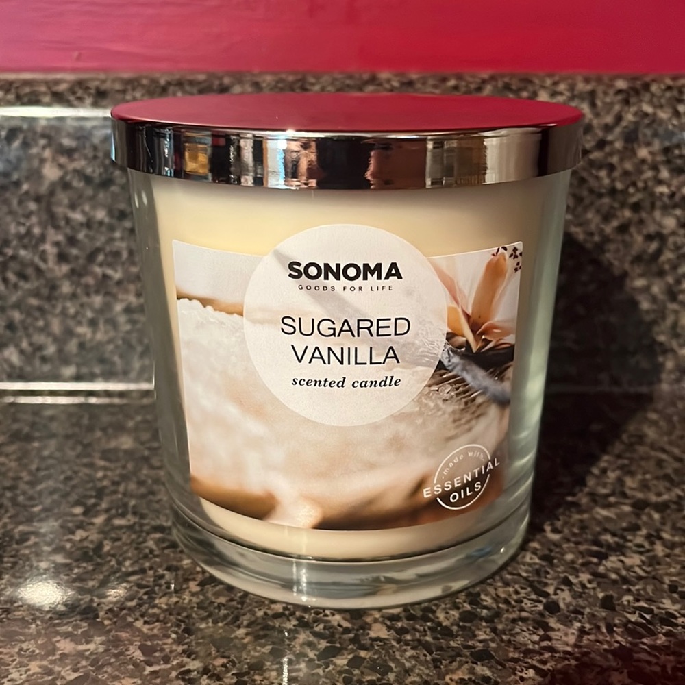 Sonoma Goods for Life Candle - Sugared Vanilla